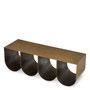 Coffee Table Rafaello Brushed Brass Finish