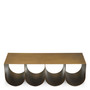 Coffee Table Rafaello Brushed Brass Finish
