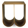 Side Table Rafaello Brushed Brass Finish