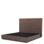 Bed Frame Camelot King Size Brown Oak Veneer