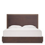 Bed Frame Camelot King Size Brown Oak Veneer