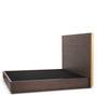 Bed Frame Camelot King Size Brown Oak Veneer
