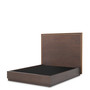 Bed Frame Camelot Queen Size Brown Oak Veneer