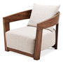 Chair Rubautelli Walnut Veneer/Loki Natural