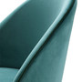 Dining Chair Cooper Roche Turquoise Velvet Set of 2