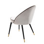 Dining Chair Cooper Roche Light Grey Velvet Set of 2