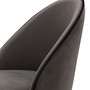 Dining Chair Cooper Roche Dark Grey Velvet Set of 2