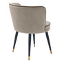 Dining Chair Grenada Savona Greige Velvet