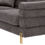 Sofa York Savona Grey Velvet
