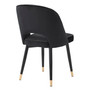 Dining Chair Cliff Roche Black Velvet Set of 2