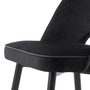 Dining Chair Cliff Roche Black Velvet Set of 2