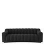 Sofa Kelly S Bouclé Black