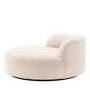 Sofa Björn Round Bouclé Cream
