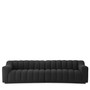 Sofa Kelly L Bouclé Black
