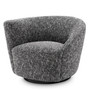 Swivel Chair Colin Left Cambon Black