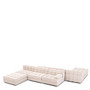 Modular Sofa Dean Bouclé Cream - Left