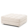 Modular Sofa Dean Bouclé Cream - Ottoman
