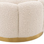 Ottoman Inger Bouclé Cream