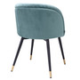 Dining Chair Chloé Savona Blue Velvet Set of 2