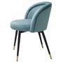 Dining Chair Chloé Savona Blue Velvet Set of 2