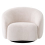 Swivel Chair Amore Lyssa Off-White