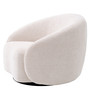Swivel Chair Amore Lyssa Off-White