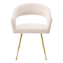 Dining Chair Bravo Bouclé Cream