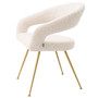 Dining Chair Bravo Bouclé Cream