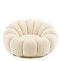 Swivel Chair Mello Faux Shearling