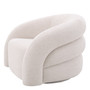 Swivel Chair Novelle Lyssa Off-White
