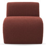 Chair Vignola Bouclé Rouge