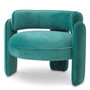 Chair Chaplin Savona Turquoise Velvet