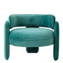 Chair Chaplin Savona Turquoise Velvet