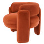 Chair Chaplin Savona Orange Velvet