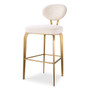 Bar Stool Dorrego Bouclé Cream
