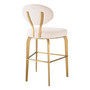 Counter Stool Dorrego Bouclé Cream