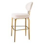 Counter Stool Dorrego Bouclé Cream