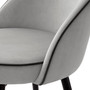 Bar Stool Cooper Roche Light Grey Velvet Set of 2