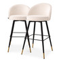 Bar Stool Cooper Bouclé Cream Set of 2