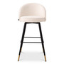 Bar Stool Cooper Bouclé Cream Set of 2