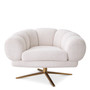 Swivel Chair Sunset Lyssa Off-White