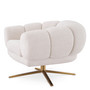 Swivel Chair Sunset Lyssa Off-White
