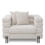 Chair York Seashell Off-White Bronze Finish