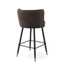 Counter Stool Grenada Savona Grey Velvet