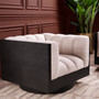 Swivel Chair Davide Skyward Sand