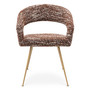 Dining Chair Bravo Bouclé Sonata Red