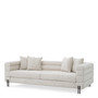 Sofa York Seashell Off-White Bronze Finish