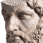 Bust Of Lucius Verus Marble Antique Look