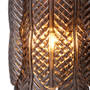Chandelier Sahure S Brushed Brass Finish