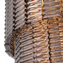 Chandelier Imperial Brushed Brass Finish/Smoke Glass